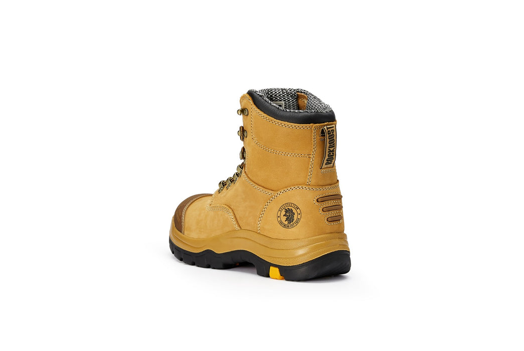 ROCKROOSTER Men's Asphalt Work Boots Steel Toe, Antistatic, Slip Resistant, Water-Resistant Leather, Heat-Resistant PU/Rubber Outsole, ASTM F2413-18 I/75 C/75 SD, AK232