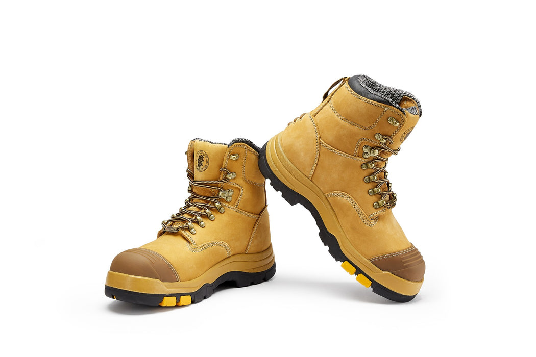 ROCKROOSTER Men's Asphalt Work Boots Steel Toe, Antistatic, Slip Resistant, Water-Resistant Leather, Heat-Resistant PU/Rubber Outsole, ASTM F2413-18 I/75 C/75 SD, AK232
