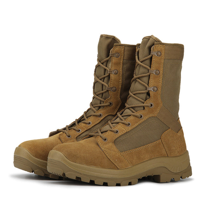 ROCKROOSTER M.G.D.B. 8 inch Tactical Police Boots, Soft Toe, Breathable, AB5010 AR670-1 Standard