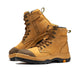 ROCKROOSTER Madison Tan 6 inch Zip-sided Steel Toe Leather Work Boots AK052