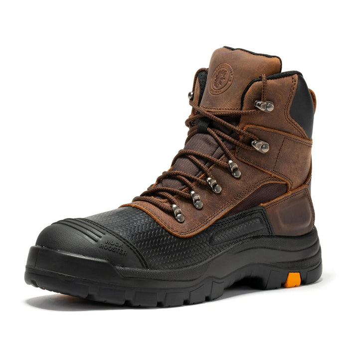 ROCKROOSTER Sedona 6 Inch Waterproof Steel Toe Leather Work Boots AK216