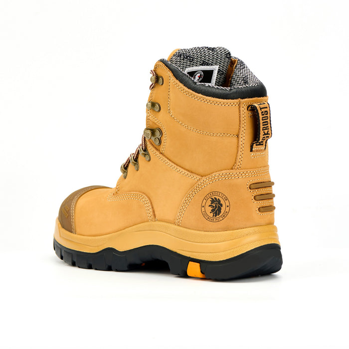 ROCKROOSTER Men's Asphalt Work Boots Steel Toe, Antistatic, Slip Resistant, Water-Resistant Leather, Heat-Resistant PU/Rubber Outsole, ASTM F2413-18 I/75 C/75 SD, AK232