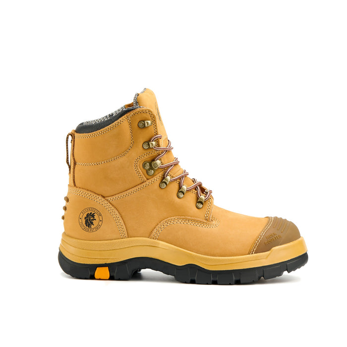 ROCKROOSTER Men's Asphalt Work Boots Steel Toe, Antistatic, Slip Resistant, Water-Resistant Leather, Heat-Resistant PU/Rubber Outsole, ASTM F2413-18 I/75 C/75 SD, AK232