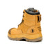 ROCKROOSTER Men's Work Boots Steel Toe, Antistatic Water-Resistant Leather Safety Boots, Side Zipper, Slip Resistant, Wide Width, AK232Z