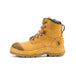 ROCKROOSTER Men's Work Boots Steel Toe, Antistatic Water-Resistant Leather Safety Boots, Side Zipper, Slip Resistant, Wide Width, AK232Z