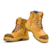 ROCKROOSTER Men's Work Boots Steel Toe, Antistatic Water-Resistant Leather Safety Boots, Side Zipper, Slip Resistant, Wide Width, AK232Z