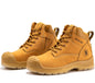 ROCKROOSTER Woodland Wheat 6 inch Composite Toe Zip-sided Leather Work Boots AK659