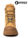 ROCKROOSTER Men's Winter Work Boots Steel Toe, 8 Inch Safety Leather, Slip Resistant, Thermal Insulated, Anti-Fatigue Industrial Boot  AK232 SNOW FORT